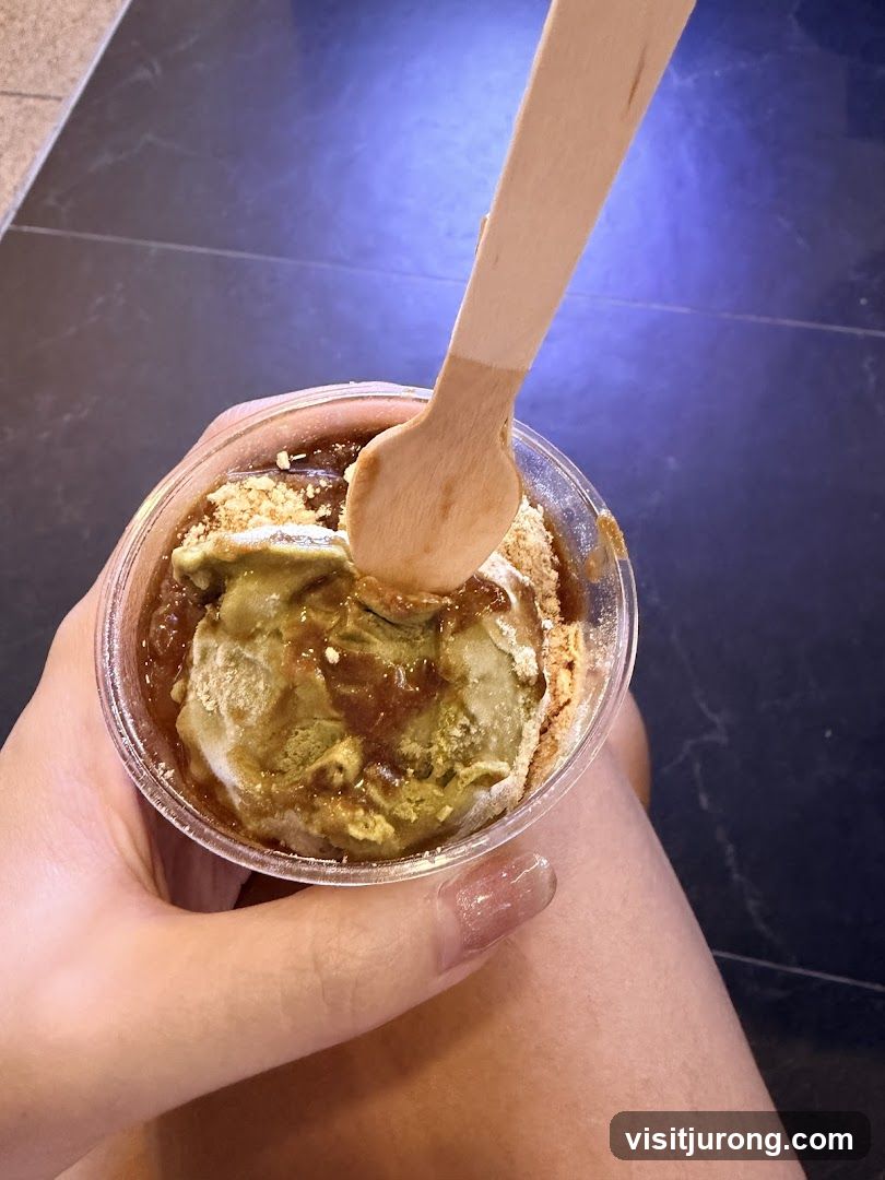 Dessert with Spoon