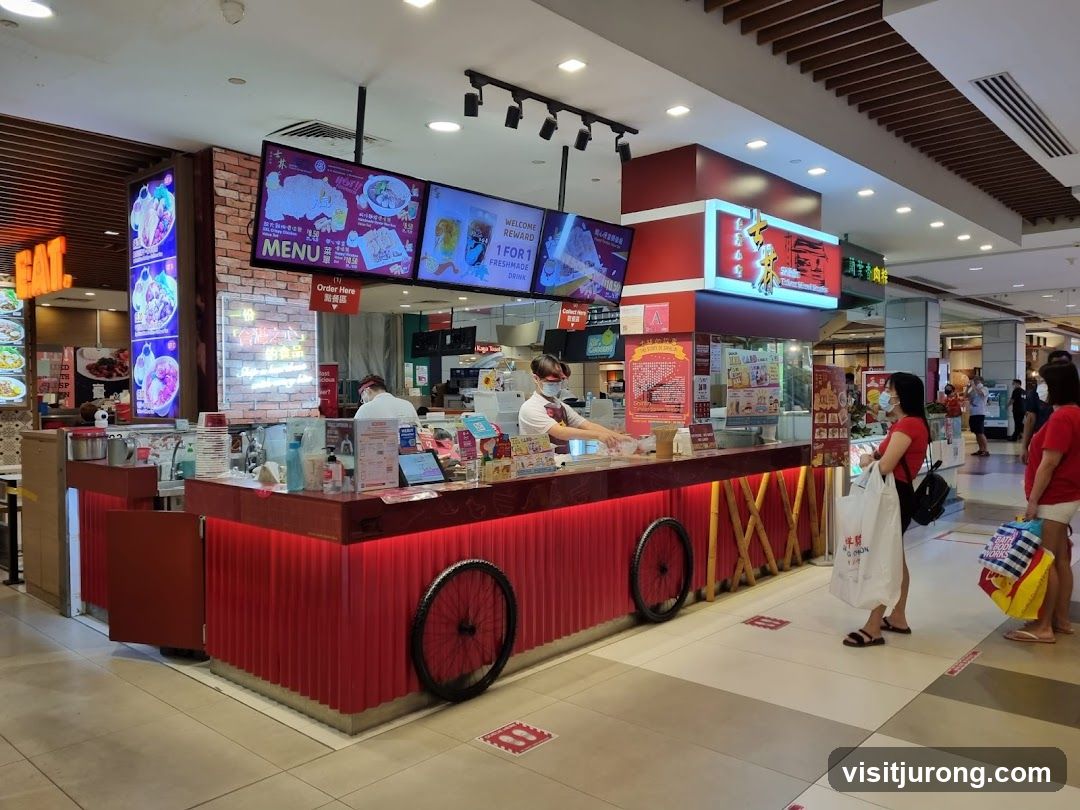 Food stall in a mall