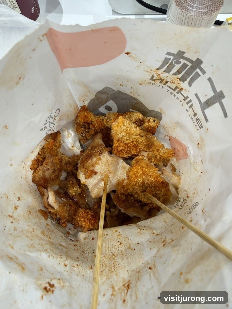Fried Chicken Pieces in Bag
