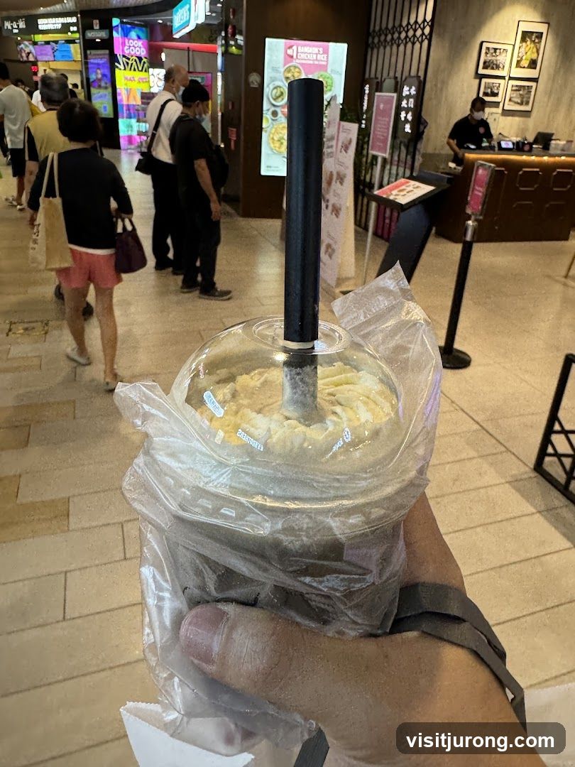 Drink in a plastic bag