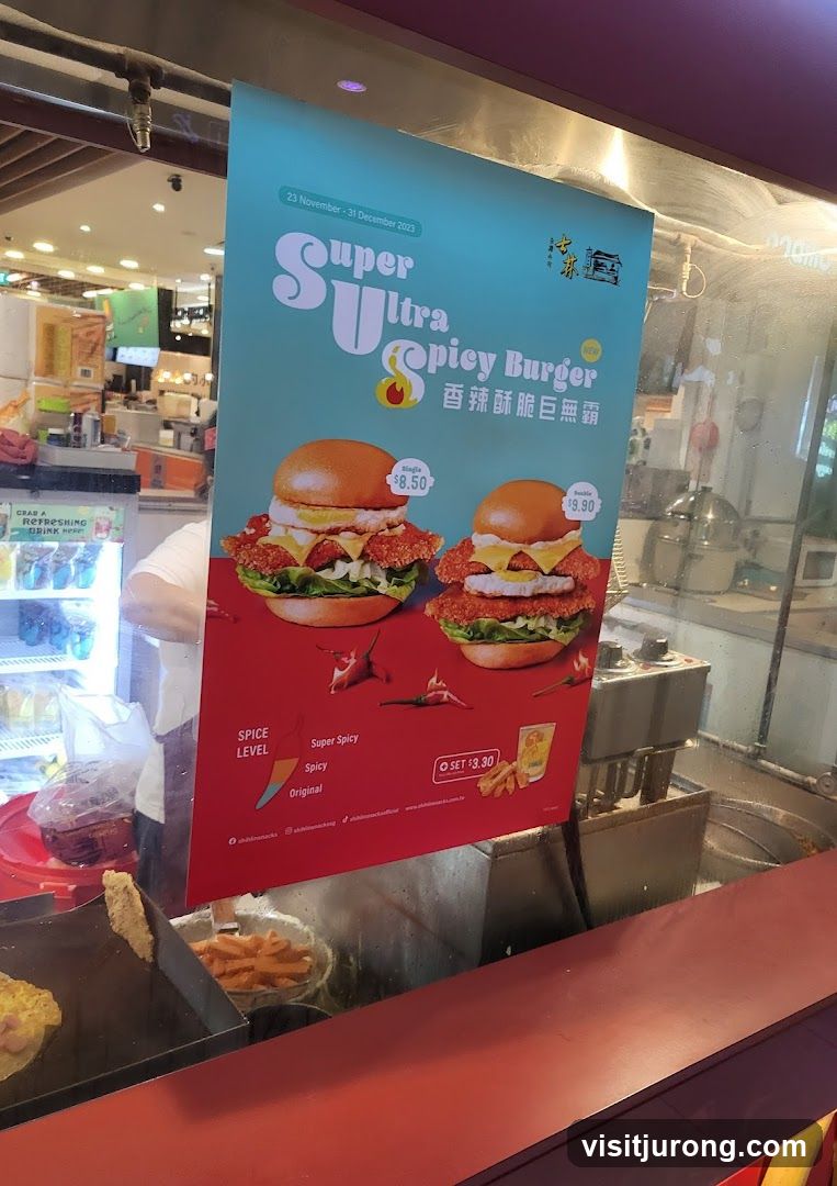 Super Ultra Spicy Burger Promotion