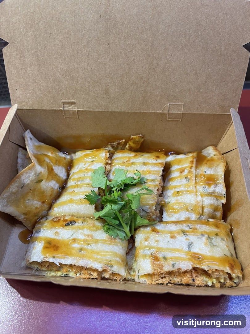 Savory Crepes in a Takeout Box