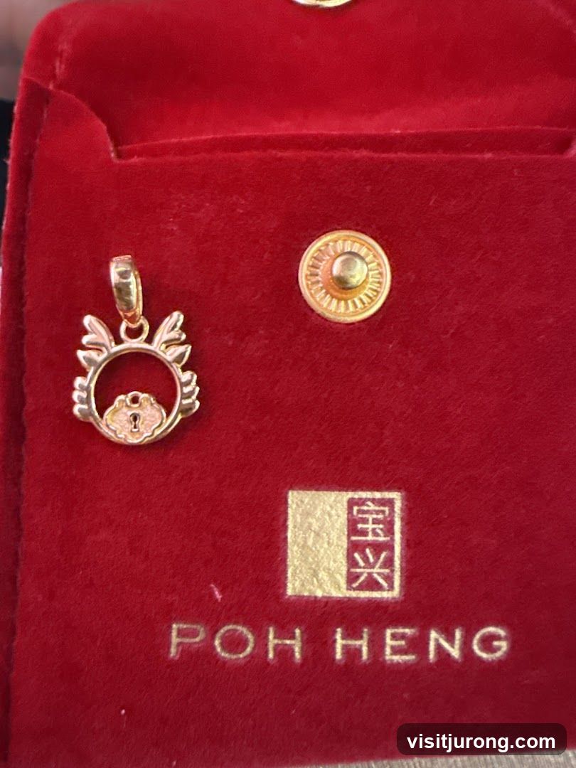 Gold Pendant and Charm