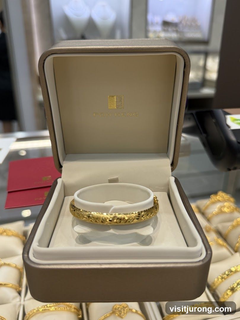 Gold Bangle in Presentation Box