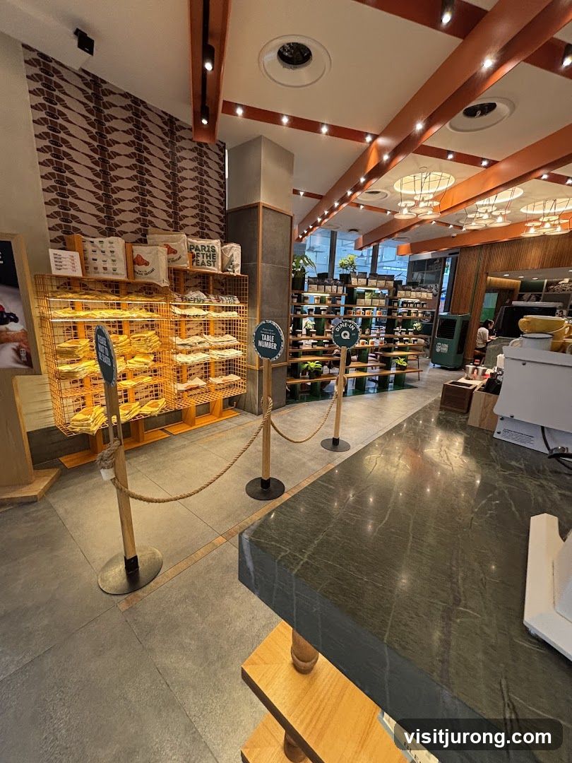 Bakery Interior with Pastries and Merchandise