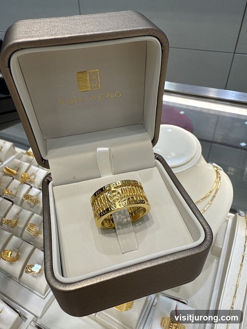 Gold Ring in a Jewelry Box