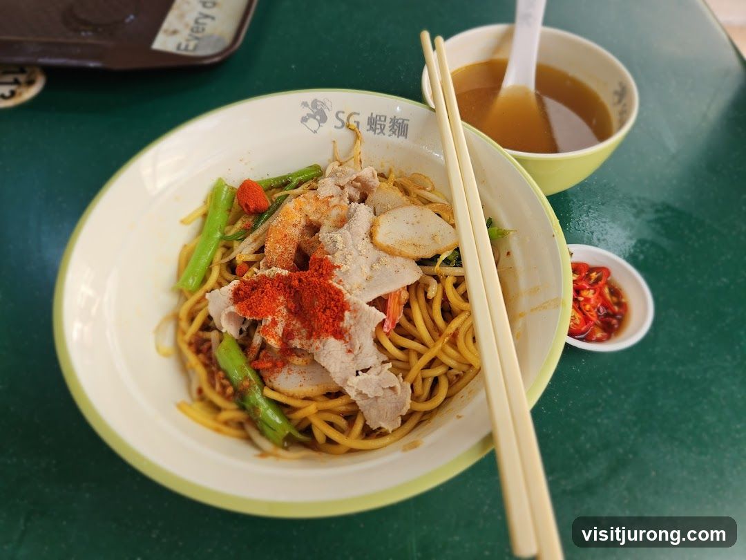 Noodles with Pork and Shrimp