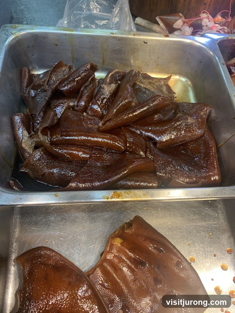 Braised Pork Ears and Skin