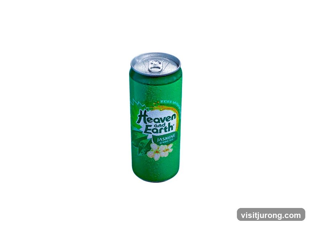 Heaven and Earth Jasmine Green Tea Can