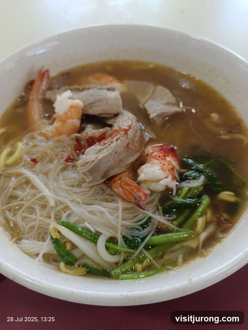Noodle Soup with Shrimp and Pork