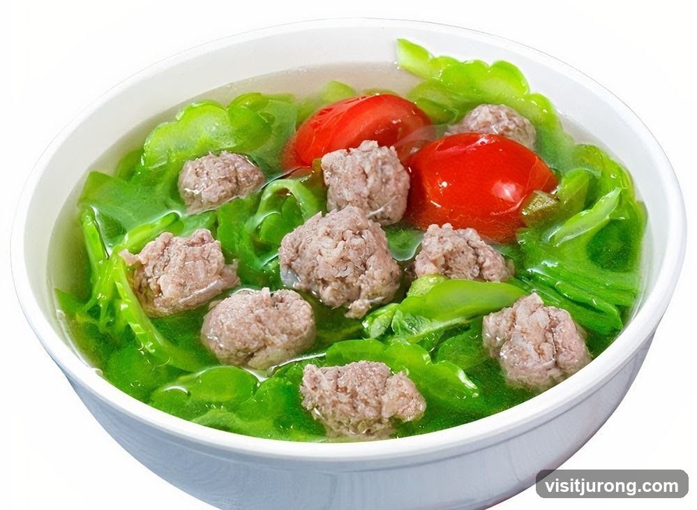 Meatball and Bitter Melon Soup