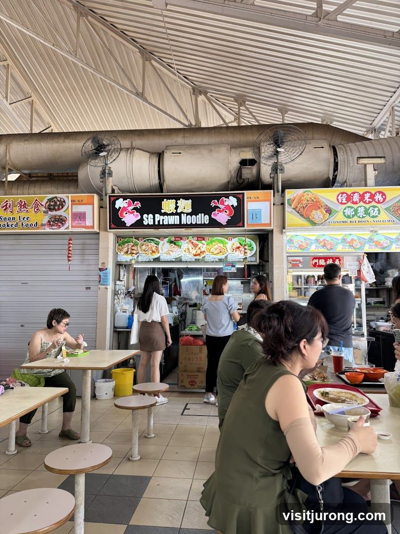 Food Stall with Prawn Noodles