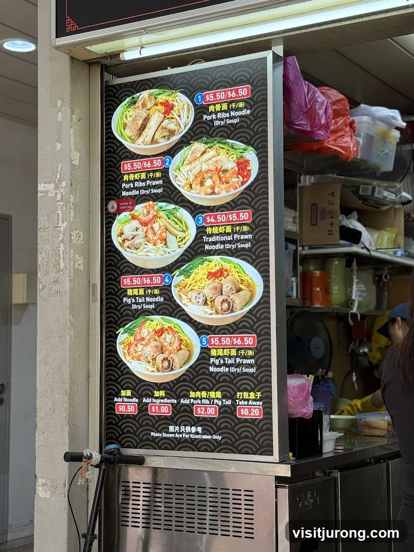 Noodle Menu