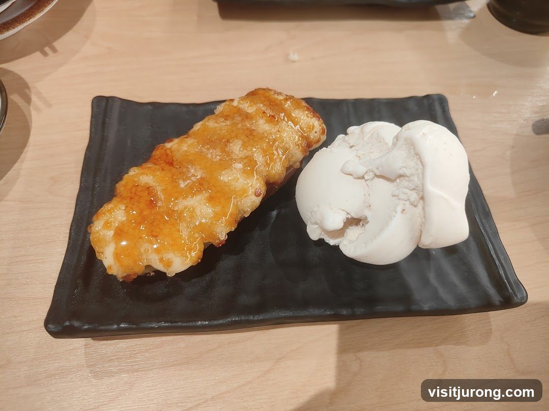 Fried Food with Ice Cream