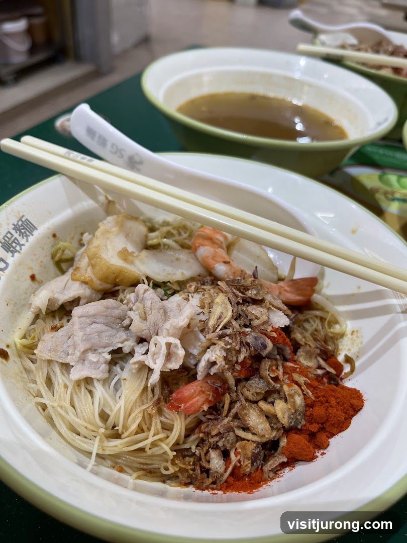 Noodle Dish with Shrimp and Pork