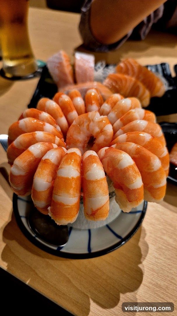 Shrimp and Salmon Sushi Platter
