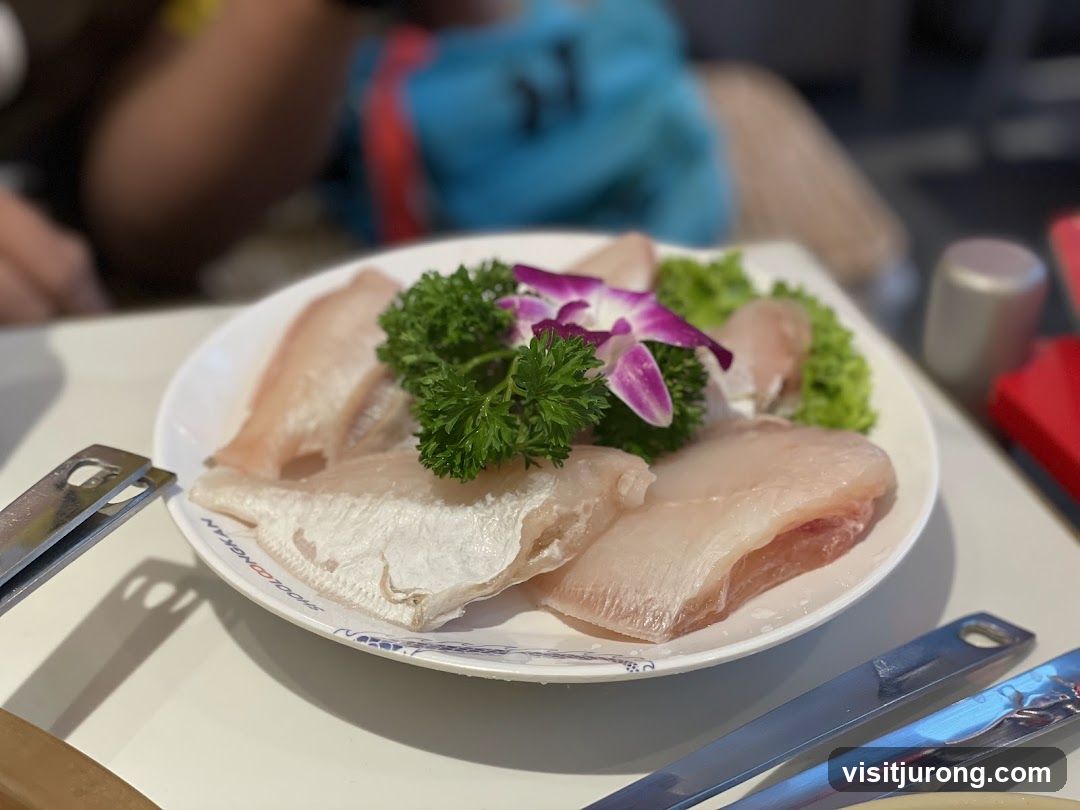 Plate of Sliced Fish