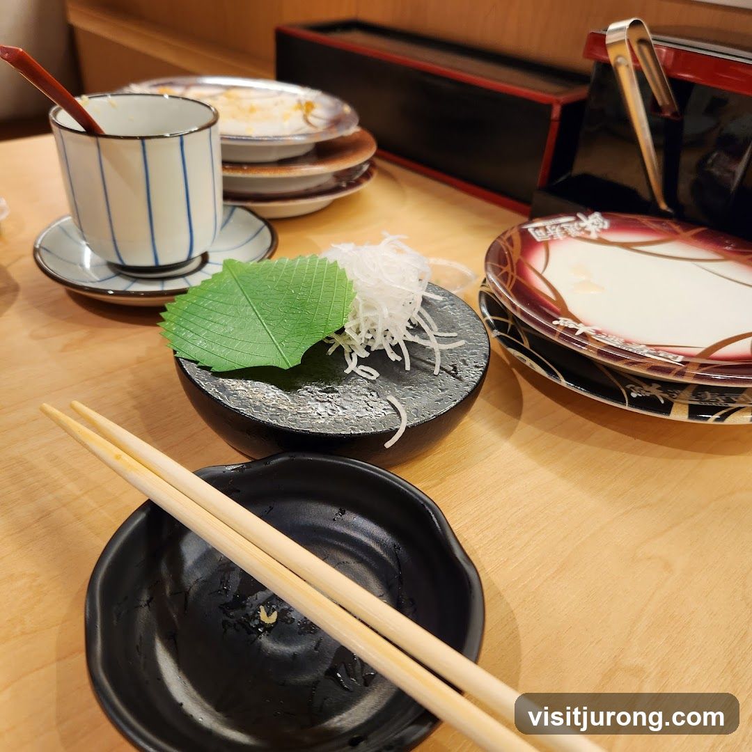 Table Setting with Food Remnants