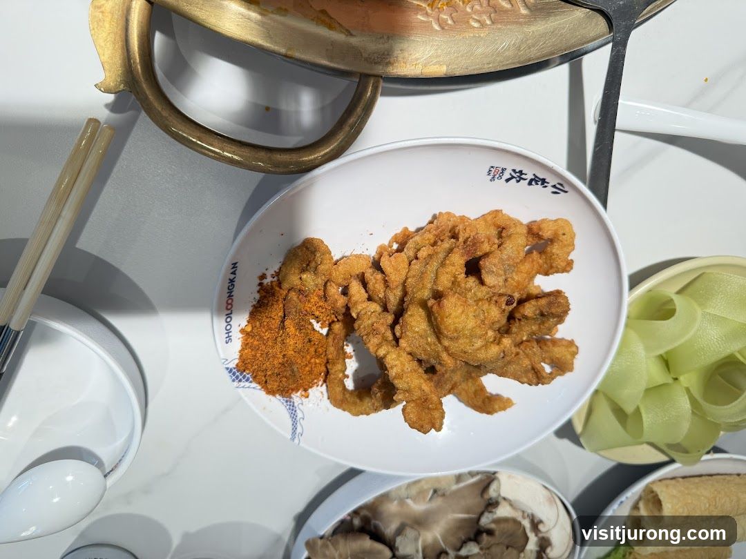Fried Food with Seasoning