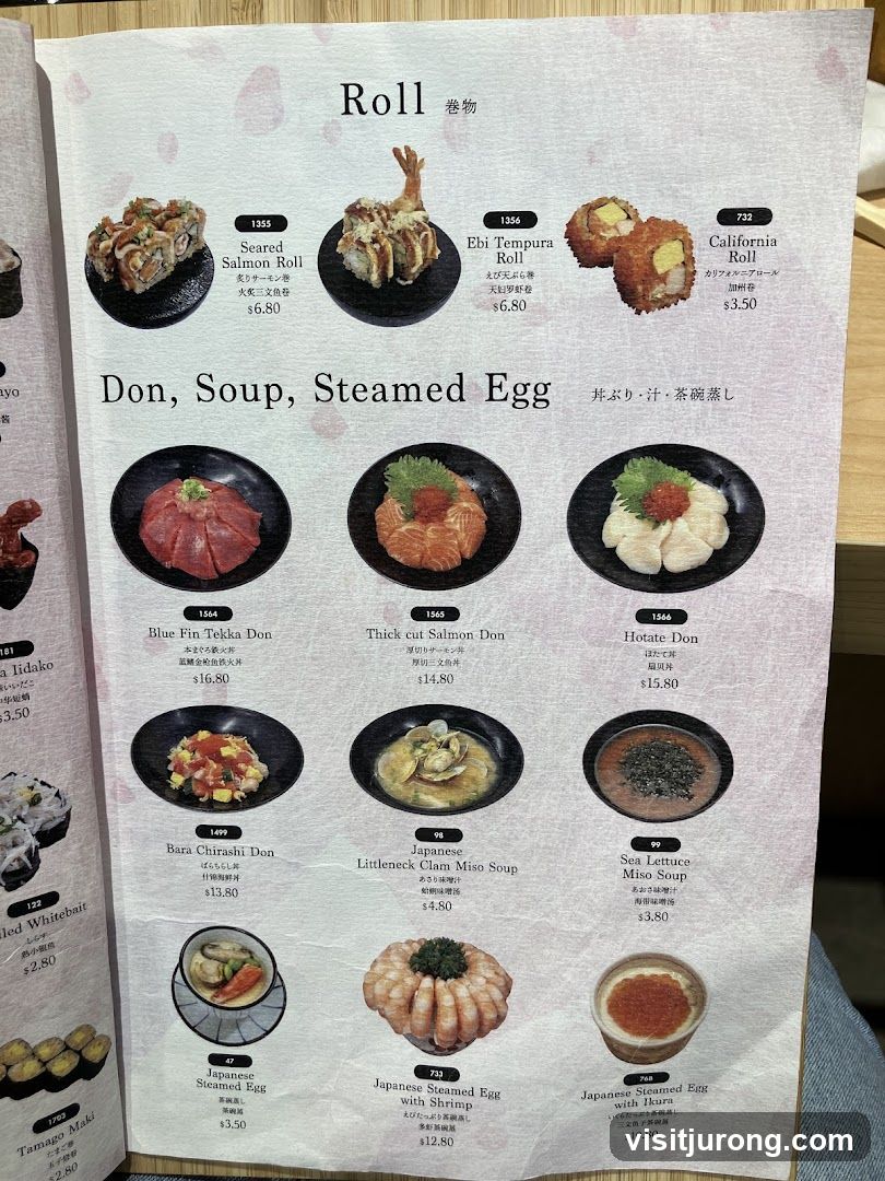 Roll, Don, Soup, Steamed Egg