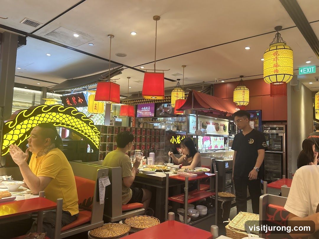 Restaurant Interior with Diners