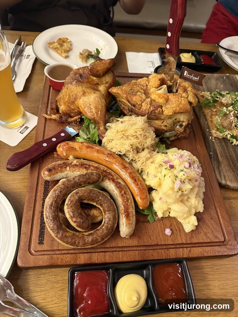Platter of German Food