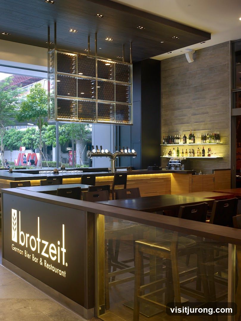 German Bier Bar and Restaurant Interior