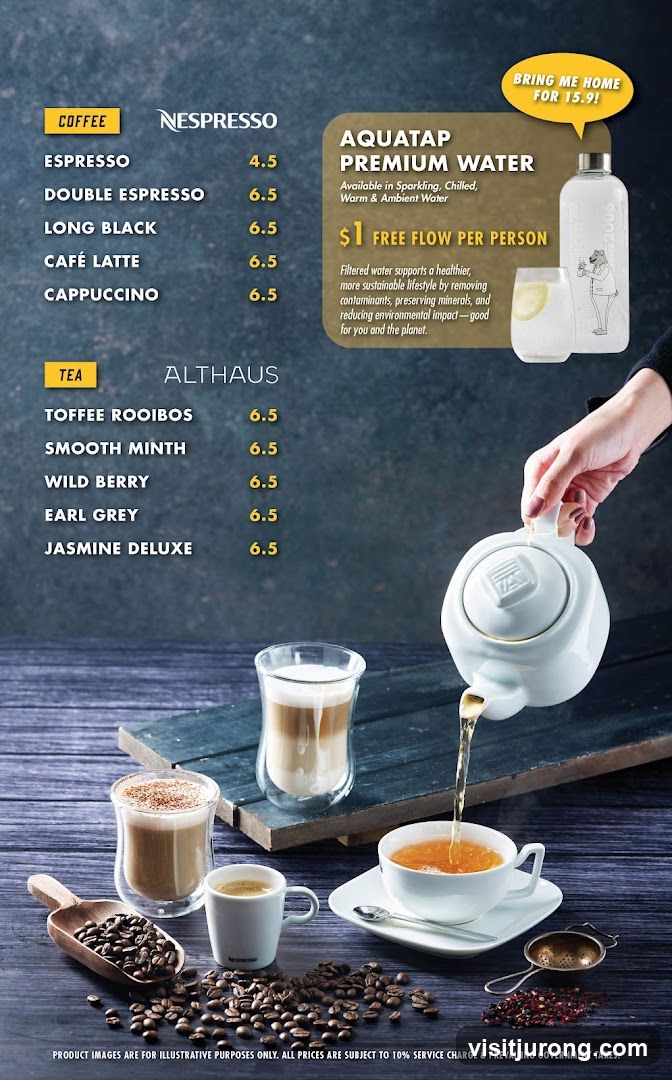 Coffee and Tea Menu