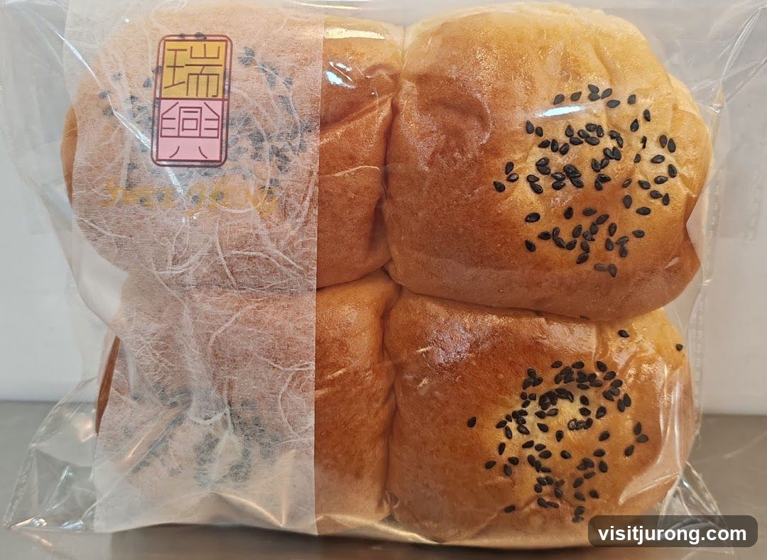 Bread rolls with sesame seeds