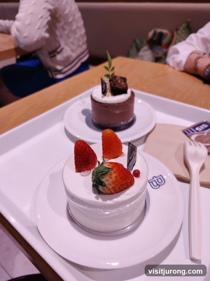 Desserts on a Tray