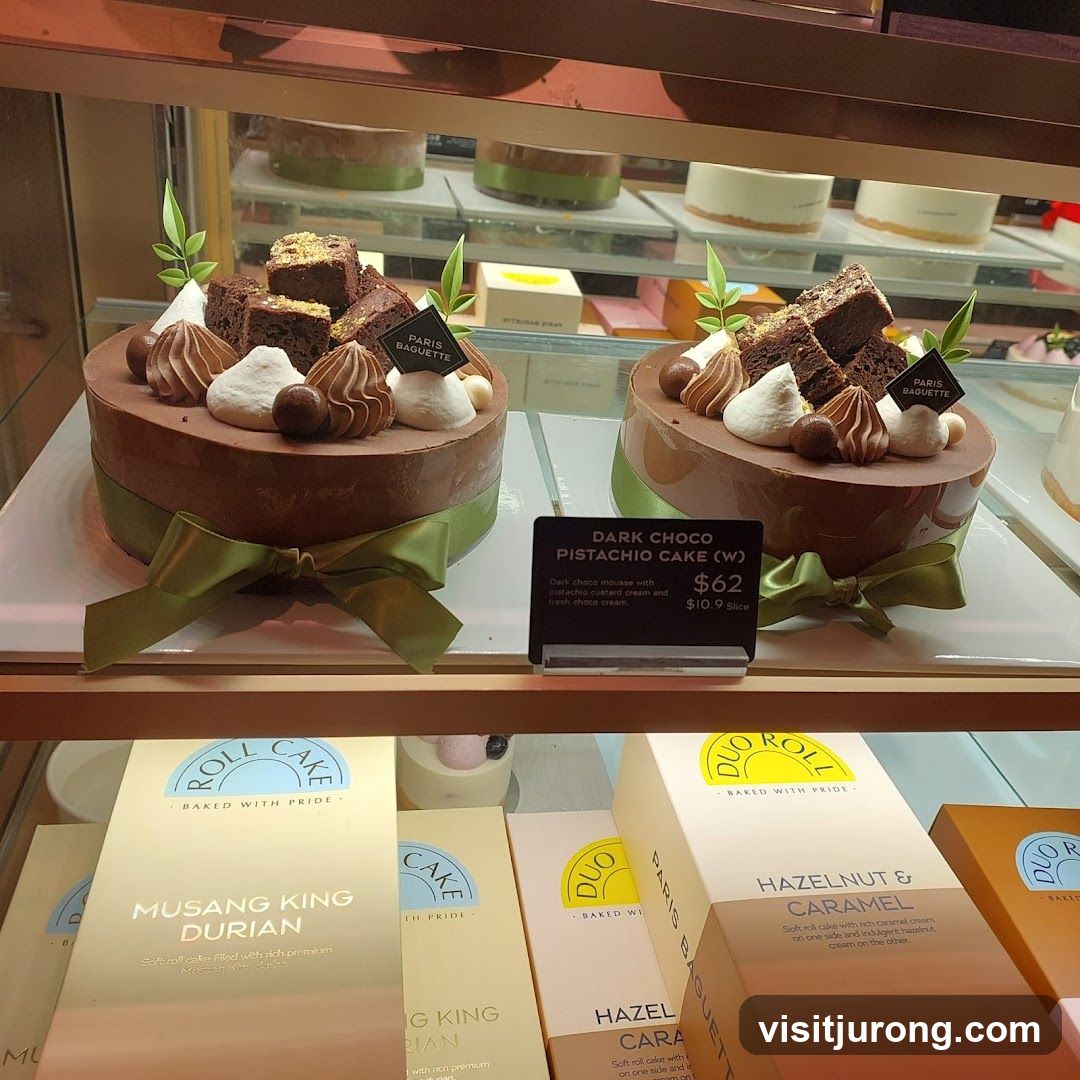 Cakes and Roll Cakes Display