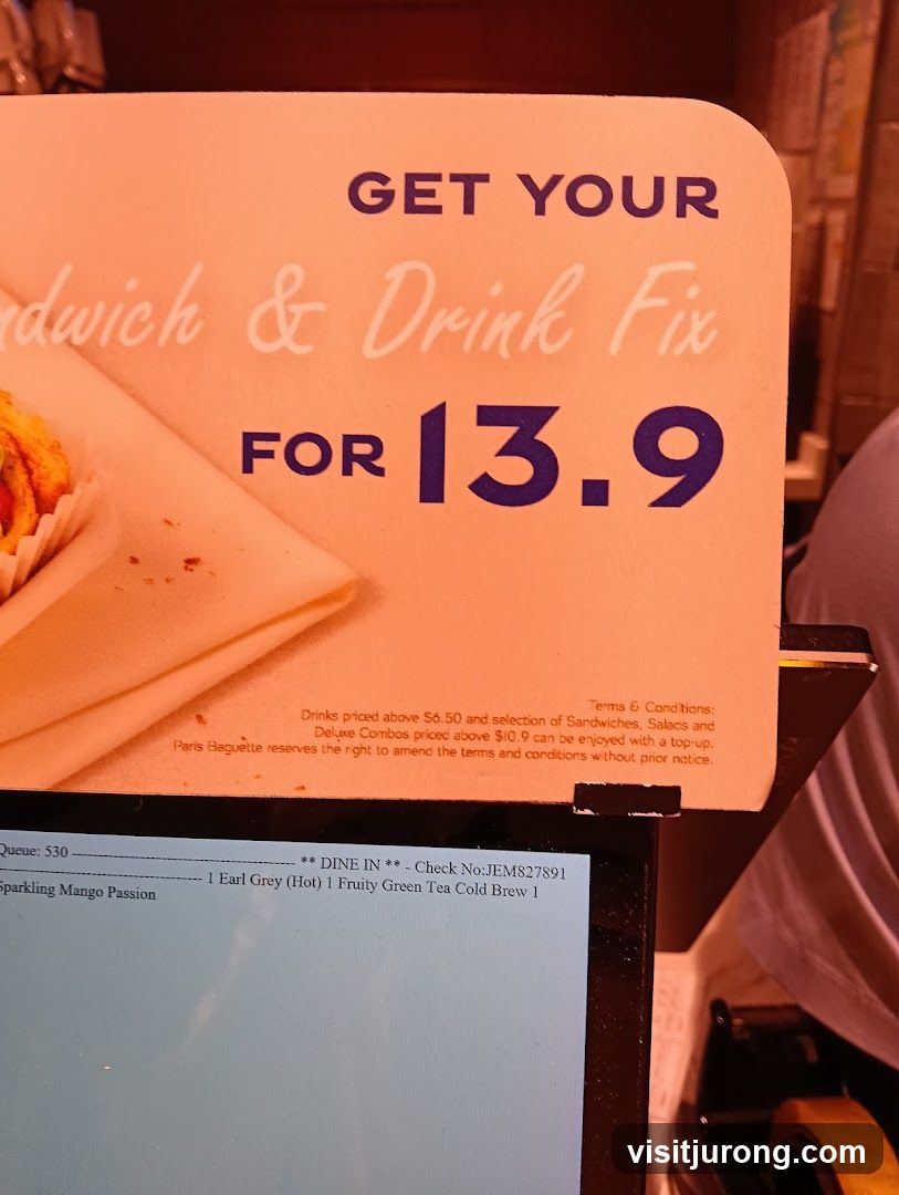 Sandwich and Drink Deal