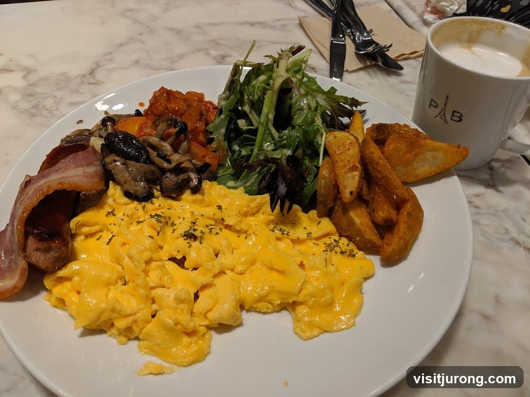 Breakfast Platter with Coffee