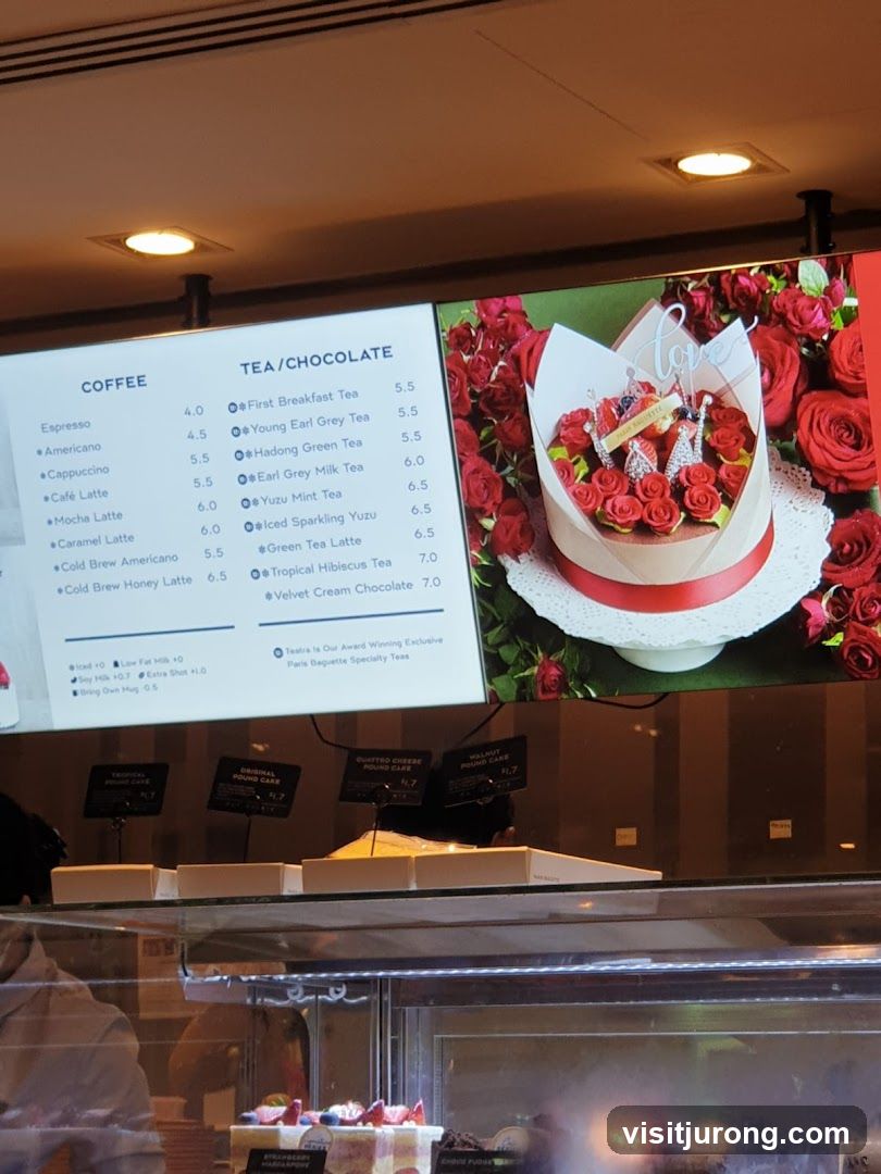 Coffee and Tea Menu