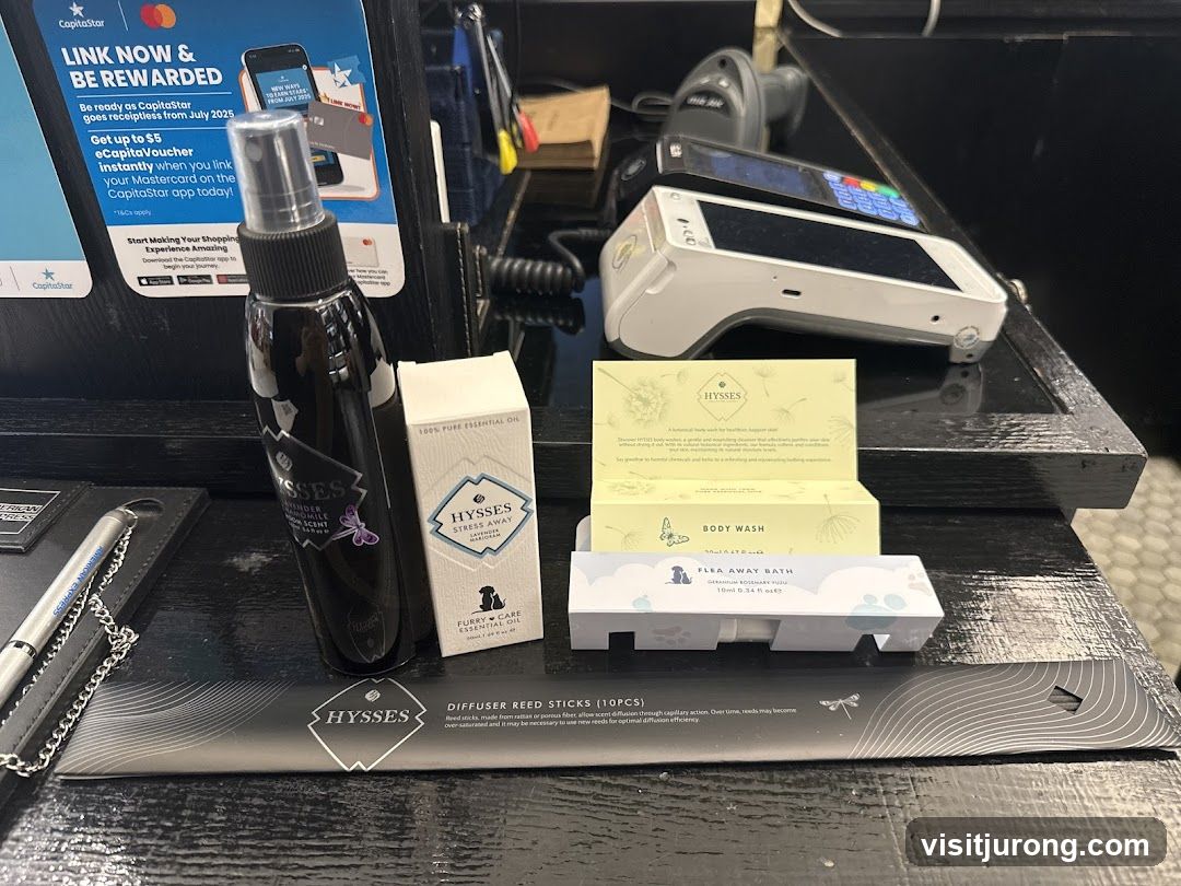 Counter Display with Hysses Products
