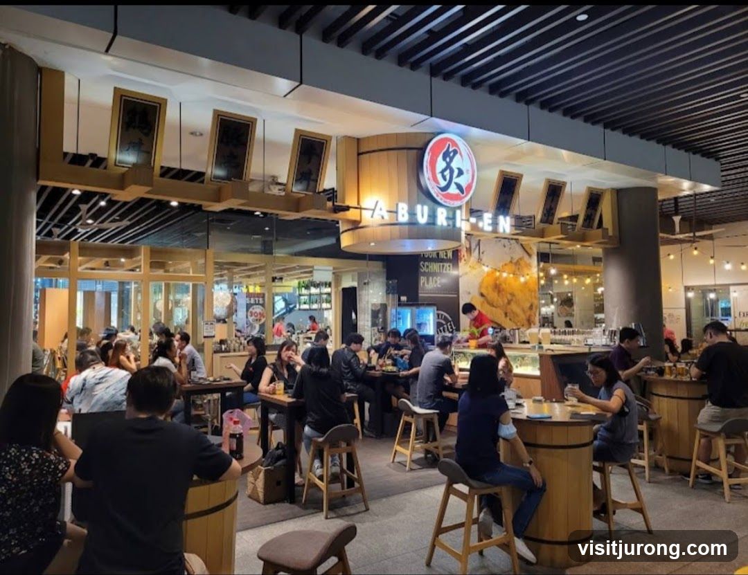 Restaurant Interior with Diners