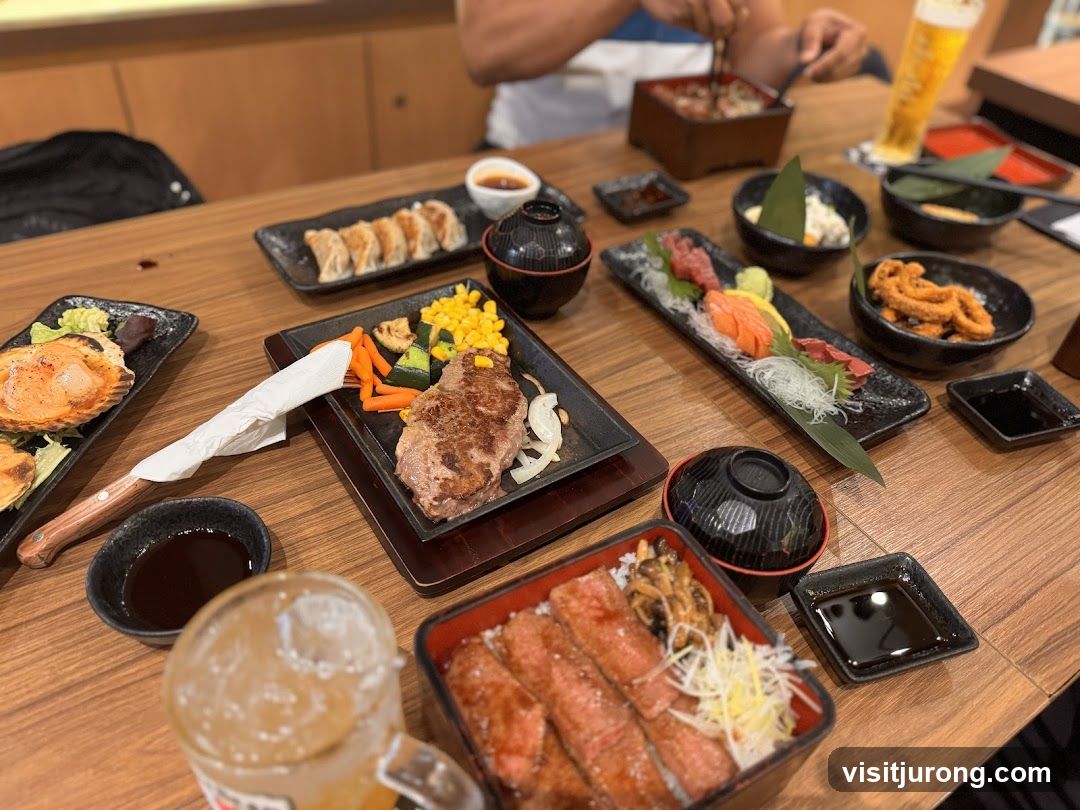 Japanese Dinner Spread
