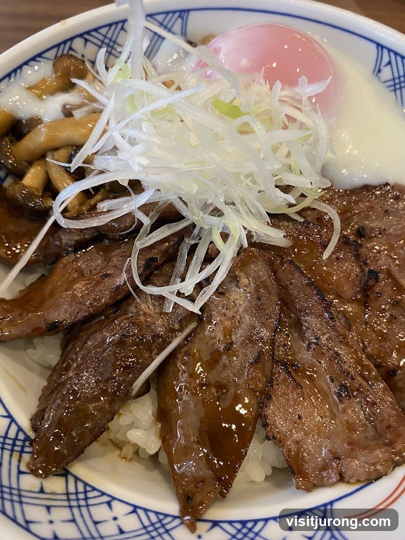 Beef and Egg Rice Bowl