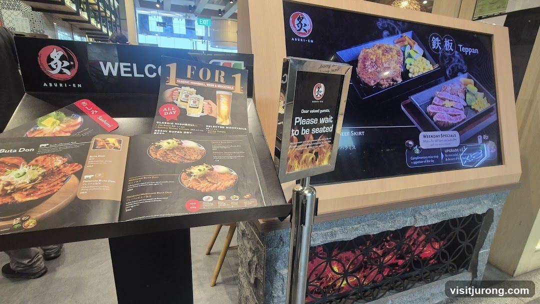 Restaurant Menu and Specials Display