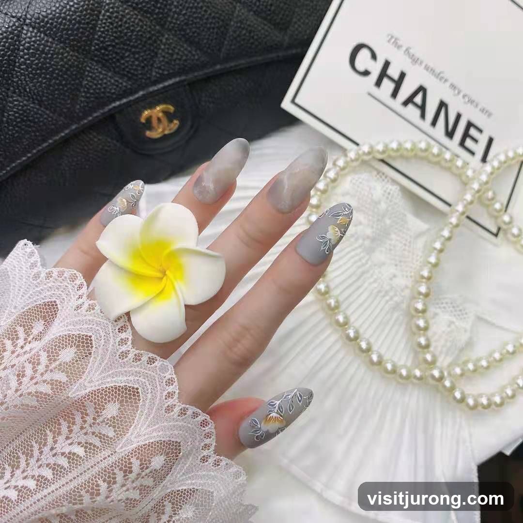 Nail Art with Chanel Branding