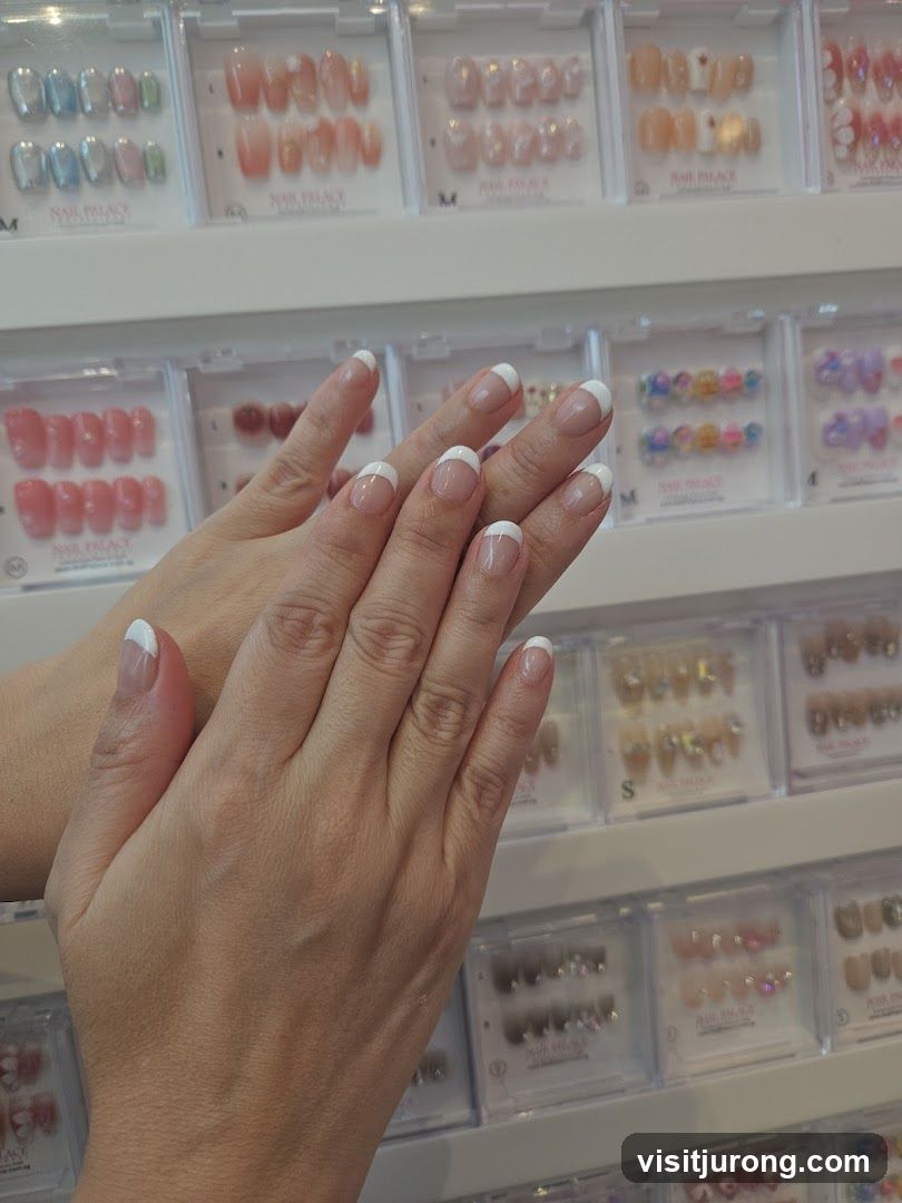 Display of Press-On Nails