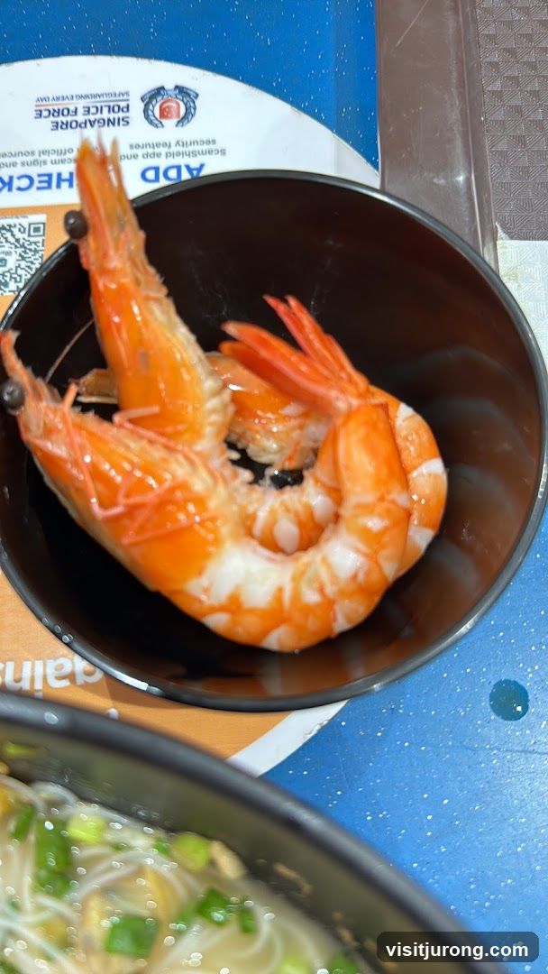 Shrimp in a bowl