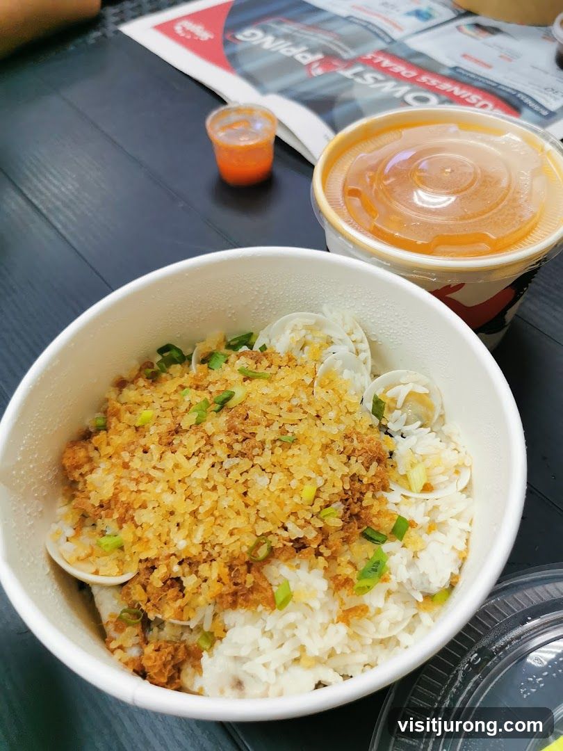 Clam Rice Bowl with Soup