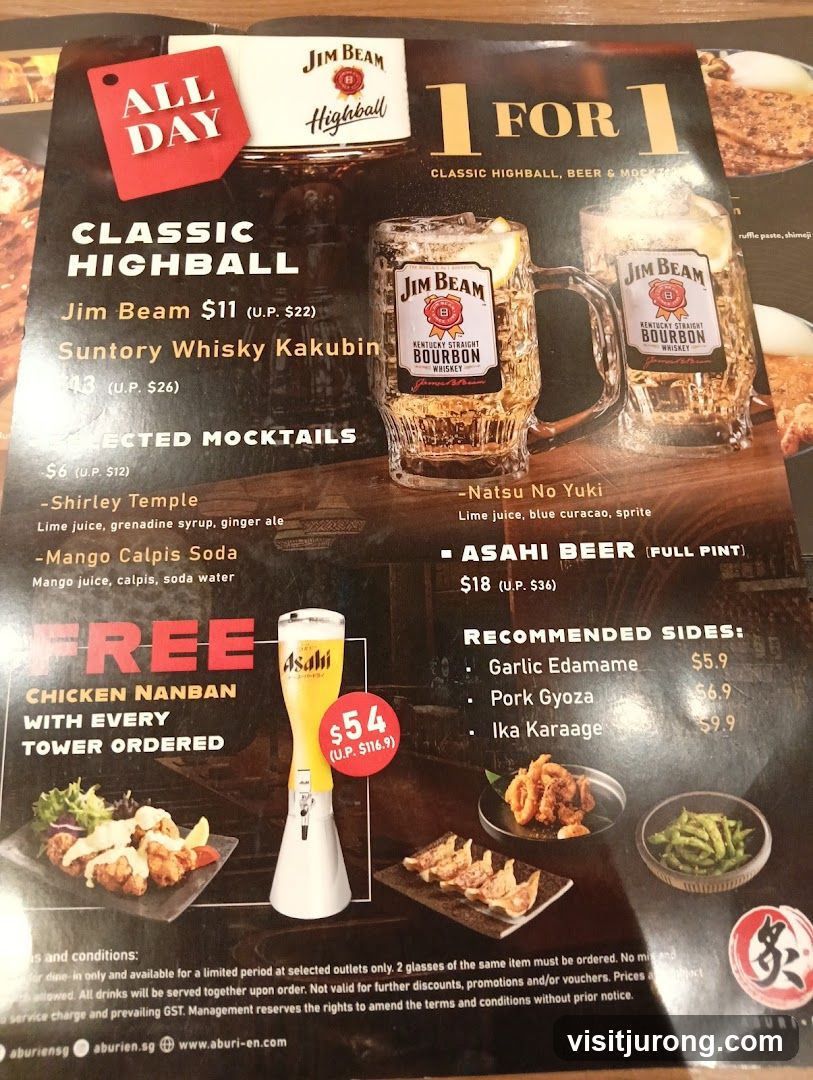 1 FOR 1 Classic Highball, Beer & Mocktails