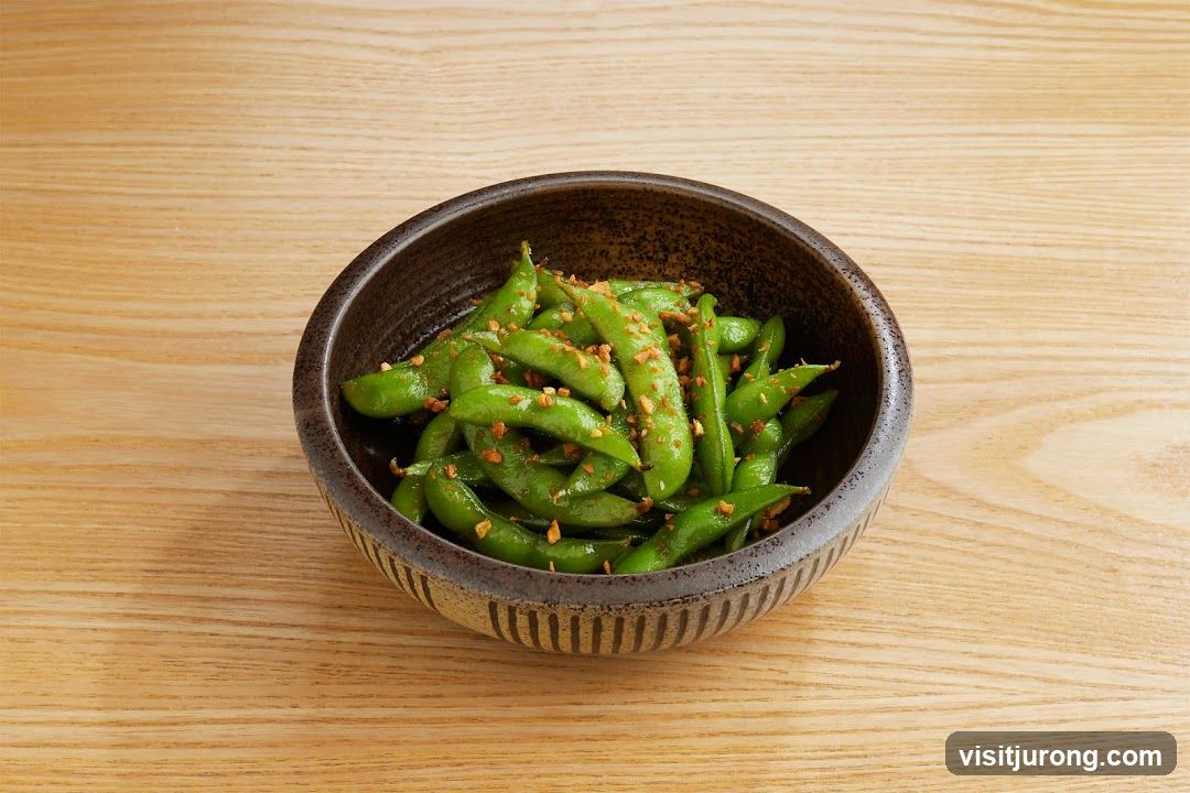 Edamame with Garlic