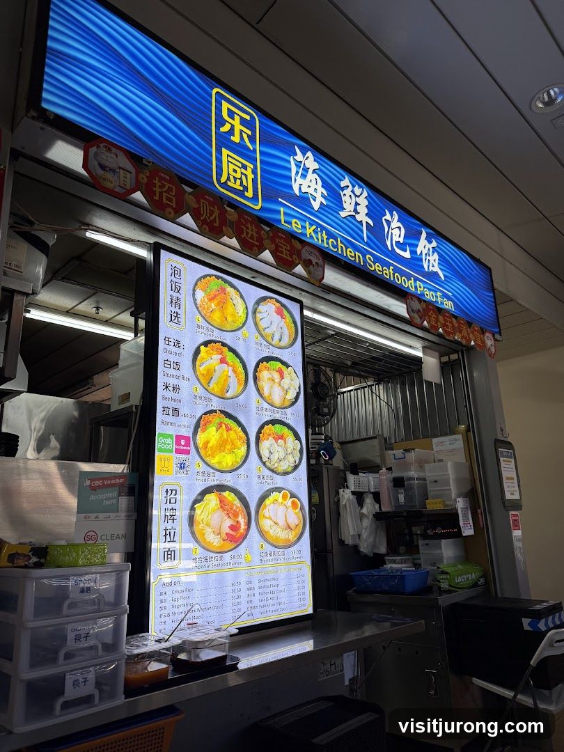 Le Kitchen Seafood Pao Fan Menu
