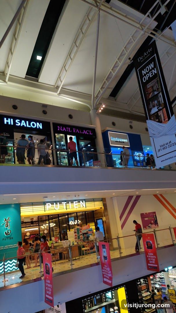 Mall Interior with Shops