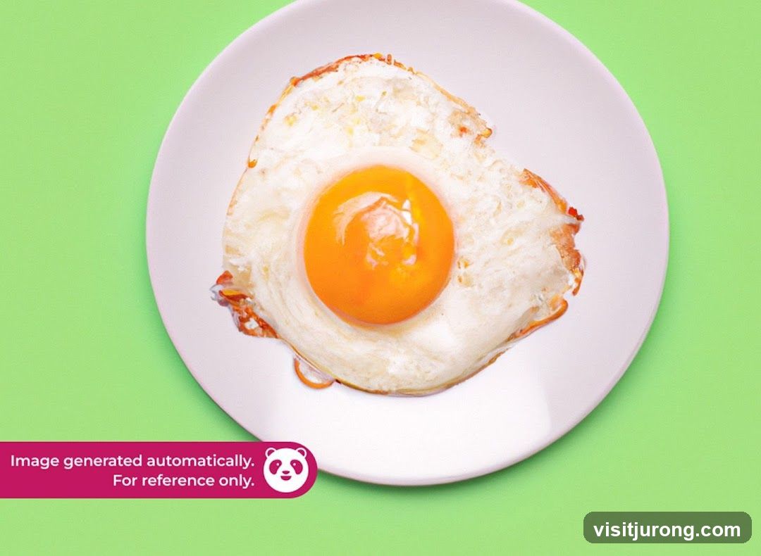 Fried Egg on a Plate