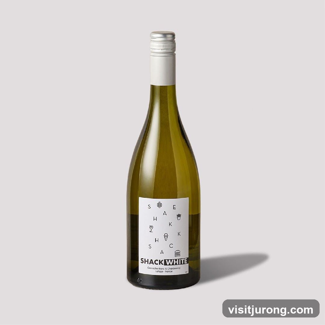 Bottle of Shack White Wine