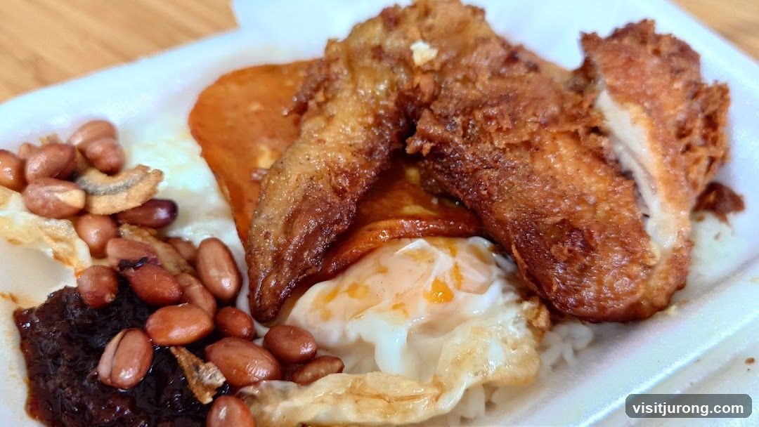 Fried Chicken Rice Plate